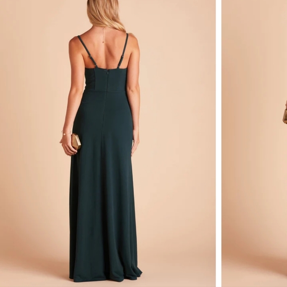 Birdy Grey Ash Dress Crepe Emerald - Picture 4 of 8